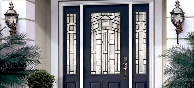 Stained Glass Door Panels in Wright, FL