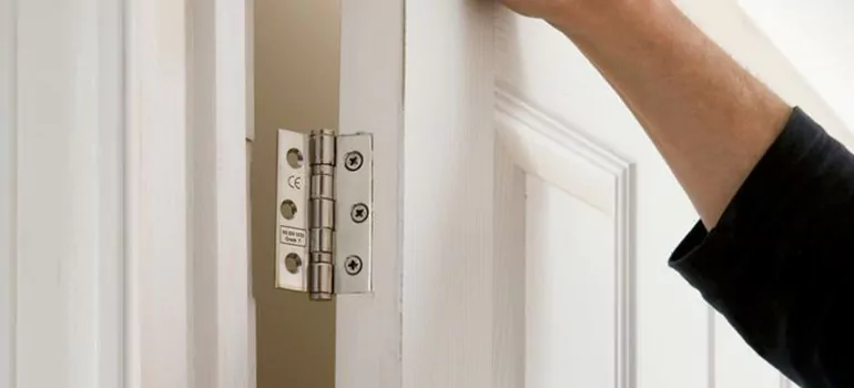 Bathroom Stall Door Hinge Repair in Wright, FL