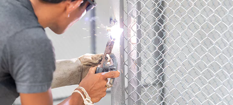 Commercial Mesh Door Repair in Wright, FL